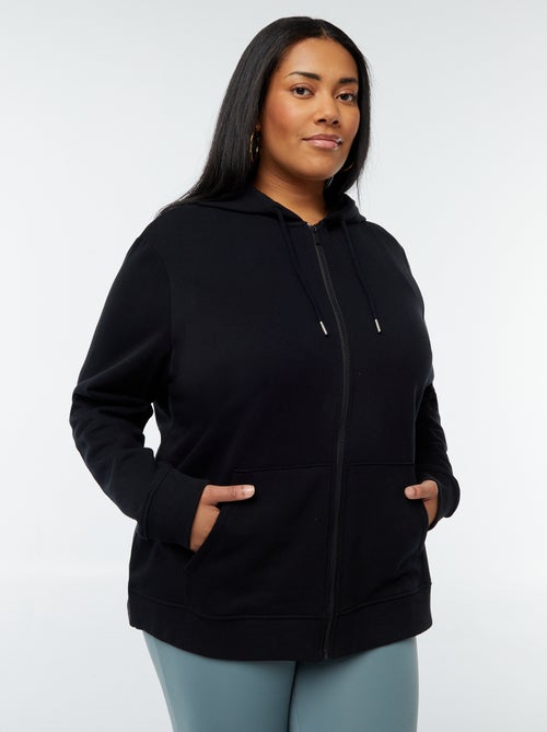 Sweatshirt em moletão quente com capuz - Kiabi