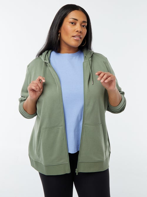 Sweatshirt em moletão quente com capuz - Kiabi