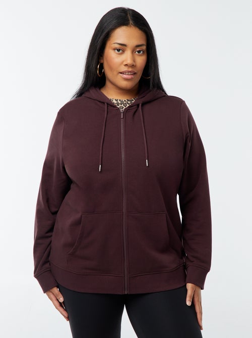 Sweatshirt em moletão quente com capuz - Kiabi