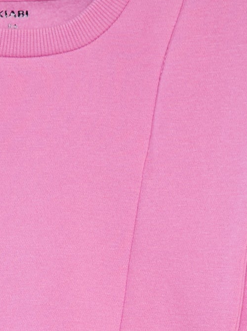 Sweatshirt em moletão quente com ombreiras de fantasia - Kiabi