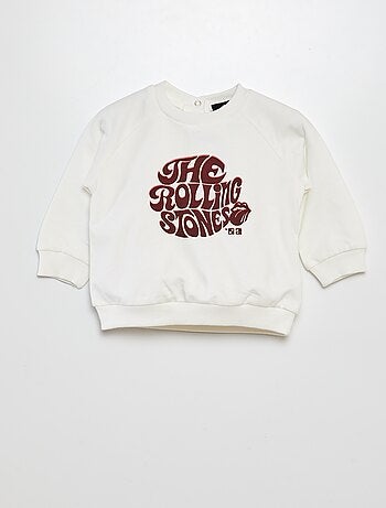 Sweatshirt em moletão 'Rolling Stones'