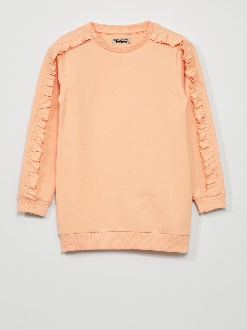 Sweatshirt em moletão ROSA - Kiabi
