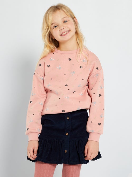 Sweatshirt em moletão - Kiabi