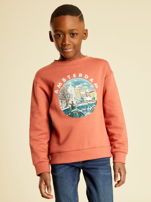Sweatshirt em moletão - Kiabi