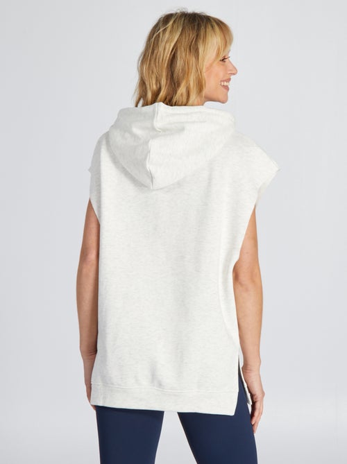 Sweatshirt em moletão sem mangas - Kiabi