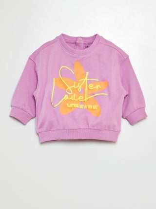 Sweatshirt em moletão 'Sister'