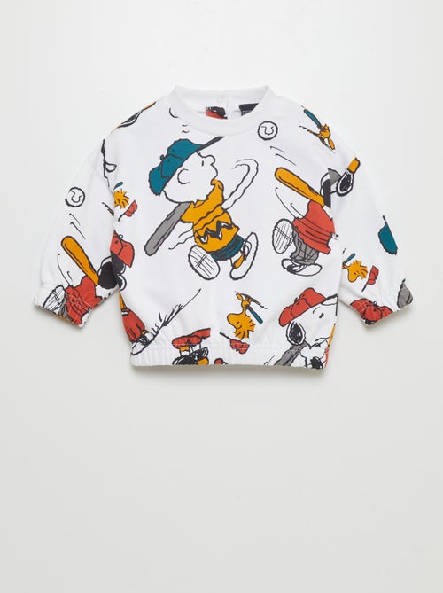 Sweatshirt em moletão 'Snoopy' - Kiabi