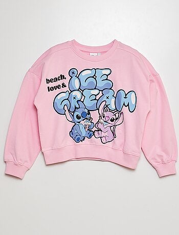 Sweatshirt em moletão 'Stitch' 'Disney'