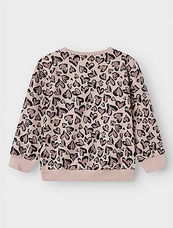 Sweatshirt em moletão 'Stitch'