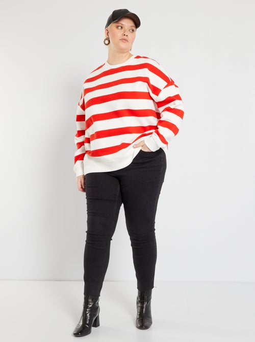 Sweatshirt em moletão tipo marinheiro - Kiabi