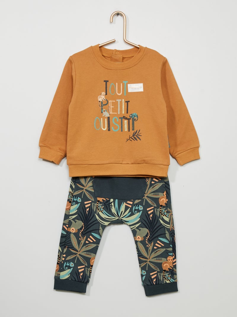 Sweatshirt em moletão 'titi' BEGE - Kiabi