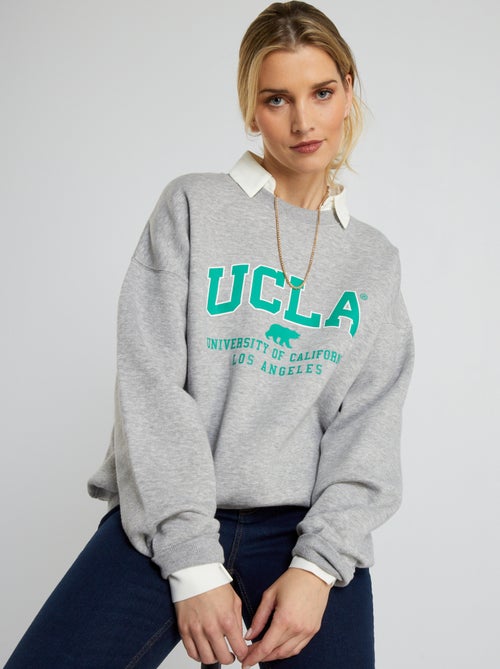 Sweatshirt em moletão 'Ucla' - Kiabi
