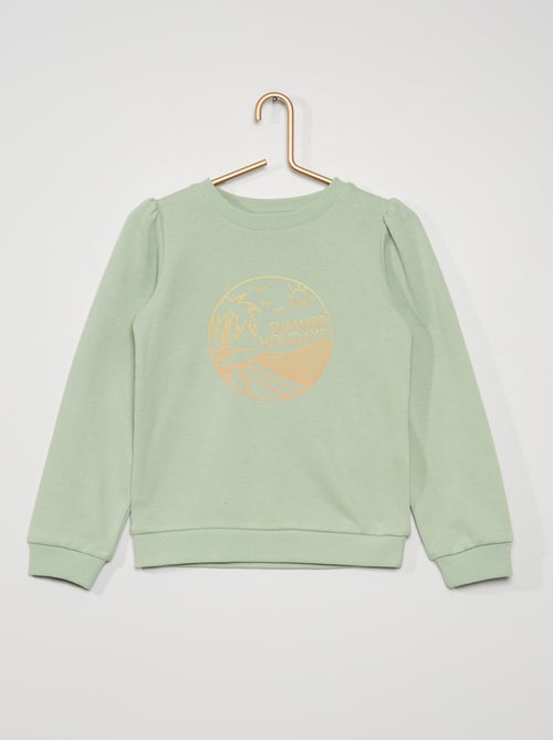 Sweatshirt em moletão - Kiabi