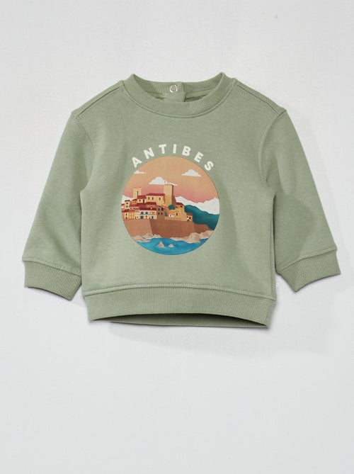 Sweatshirt em moletão - Kiabi