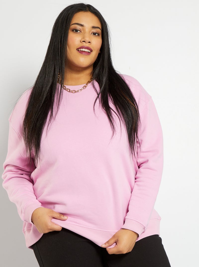 Sweatshirt em moletão VIOLETA - Kiabi