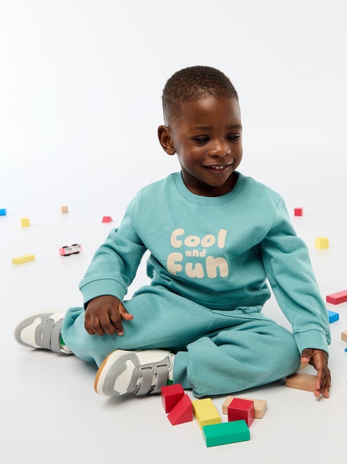 Sweatshirt em moletom leve com estampado - Kiabi