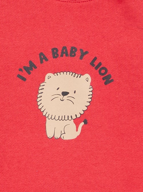 Sweatshirt em moletom leve estampado - Kiabi