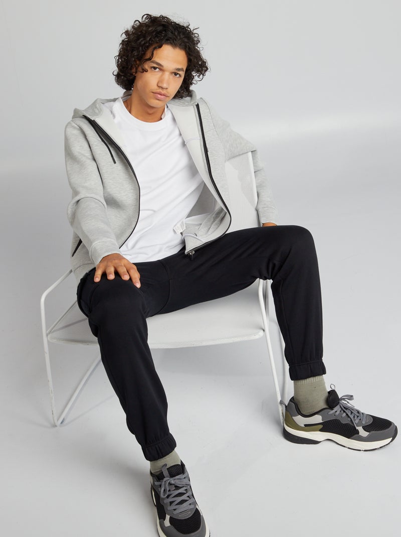 Sweatshirt em neopreno CINZA - Kiabi