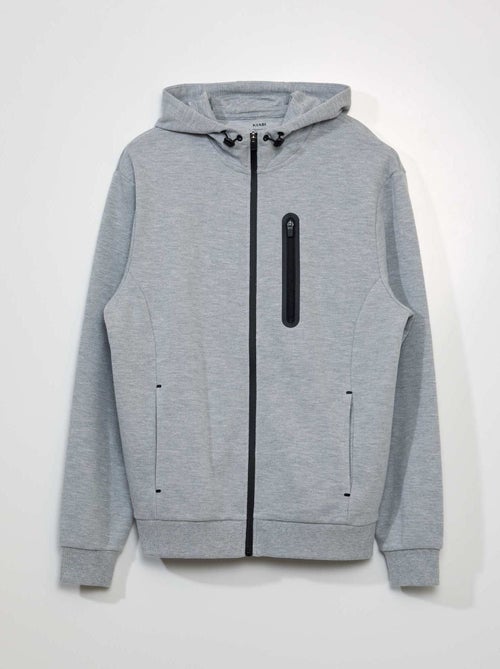 Sweatshirt em piqué de algodão - Kiabi