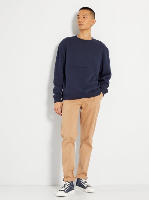 Sweatshirt em pormenor quilting - Kiabi