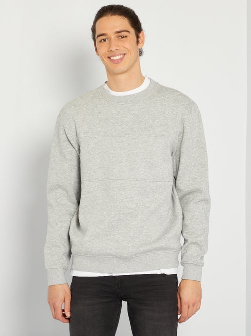 Sweatshirt em pormenor quilting - Kiabi