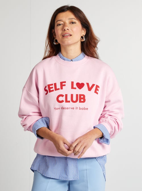 Sweatshirt estampada  - Dia dos Namorados - Kiabi