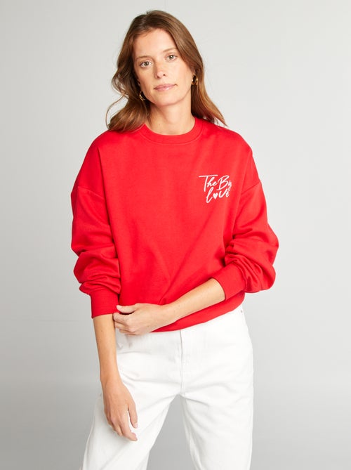 Sweatshirt estampada  - Dia dos Namorados - Kiabi