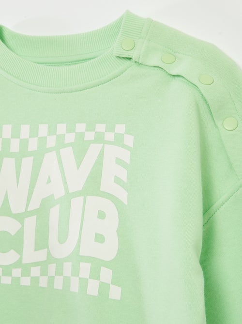 Sweatshirt estampada  - Fácil de Vestir - Kiabi