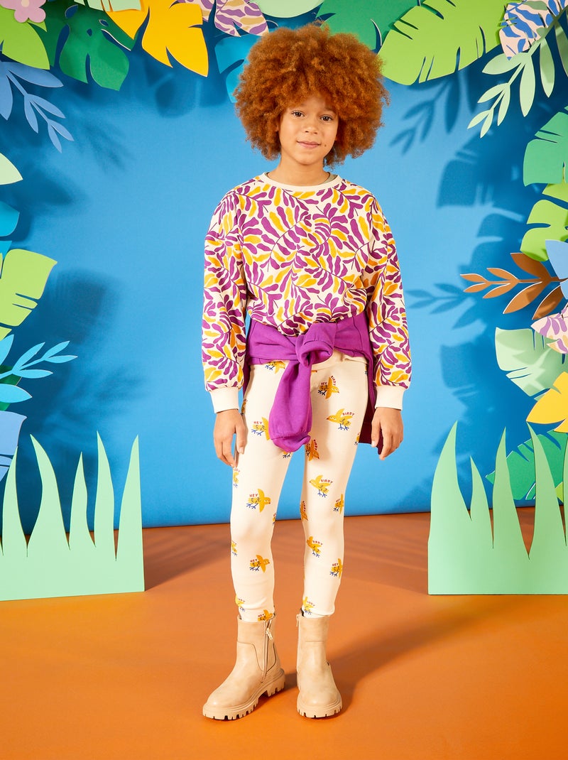 Sweatshirt estampada  - Grafik Edition BRANCO - Kiabi