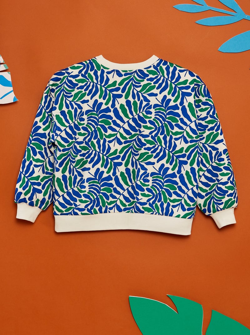 Sweatshirt estampada  - Grafik Edition BRANCO - Kiabi