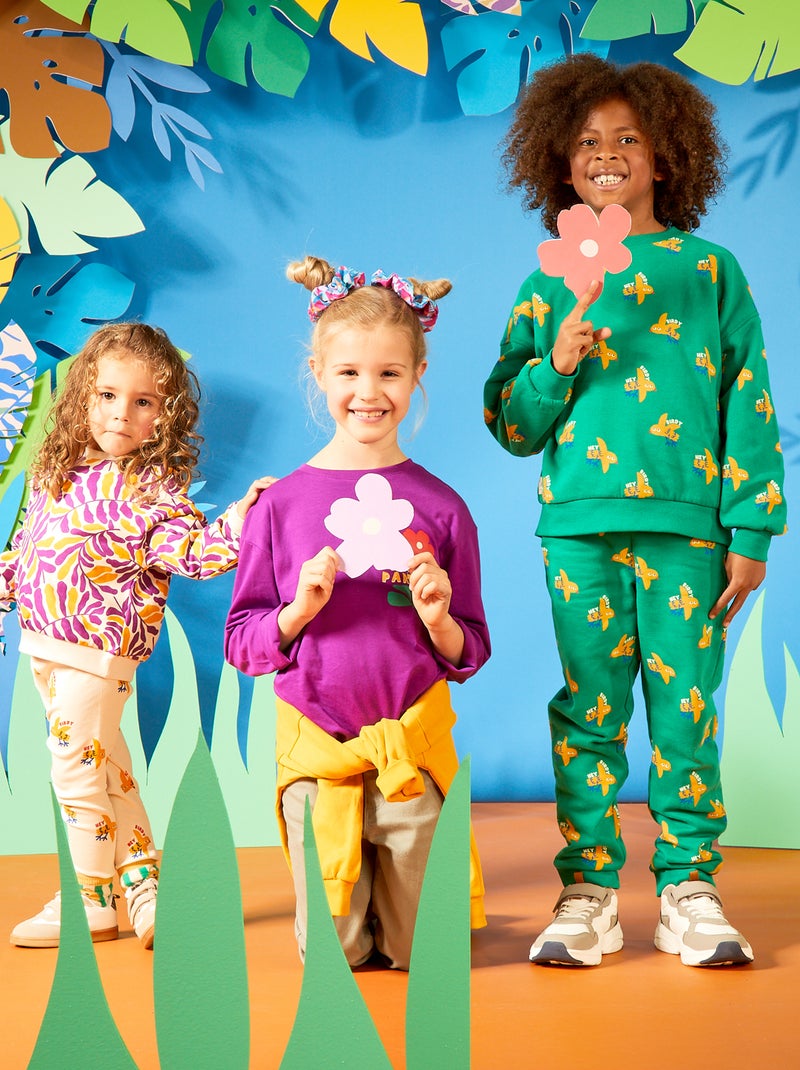 Sweatshirt estampada  - Grafik Edition VERDE - Kiabi