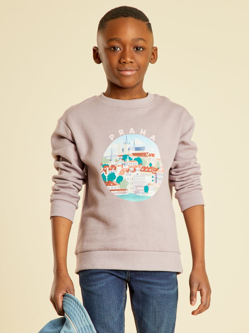 Sweatshirt estampada 'Antibes' VIOLETA - Kiabi