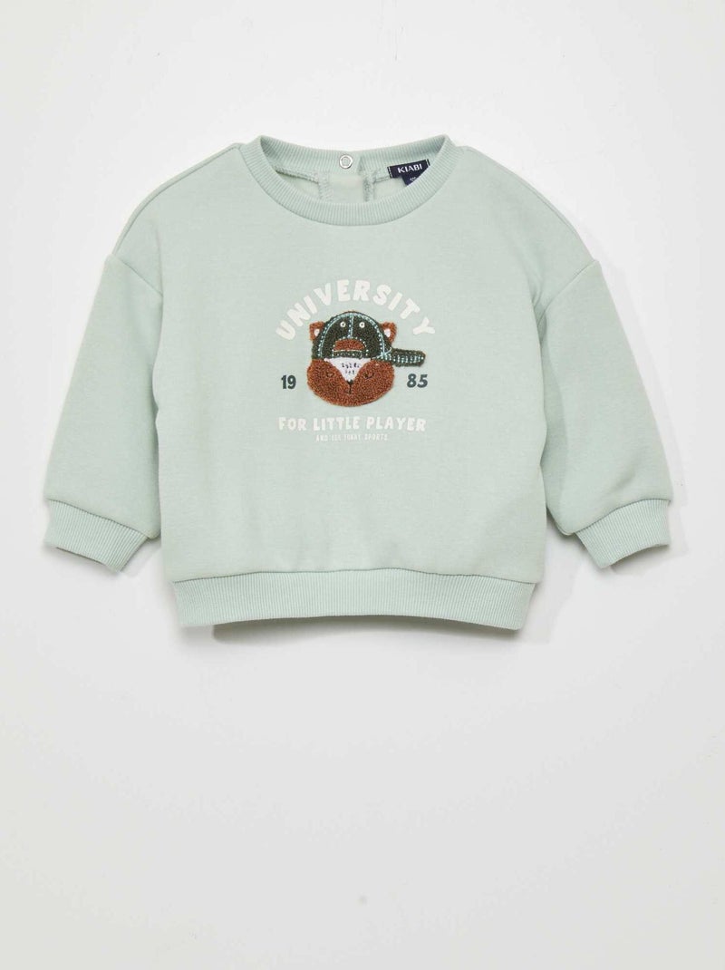 Sweatshirt estampada AZUL - Kiabi
