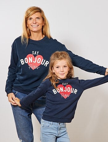 Sweatshirt estampada - Kiabi