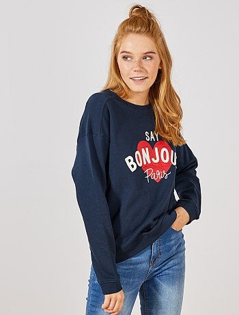 Sweatshirt estampada - Kiabi