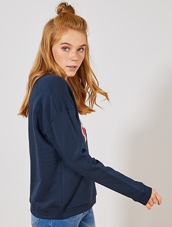 Sweatshirt estampada - Kiabi