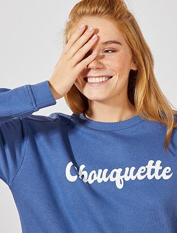 Sweatshirt estampada - Kiabi