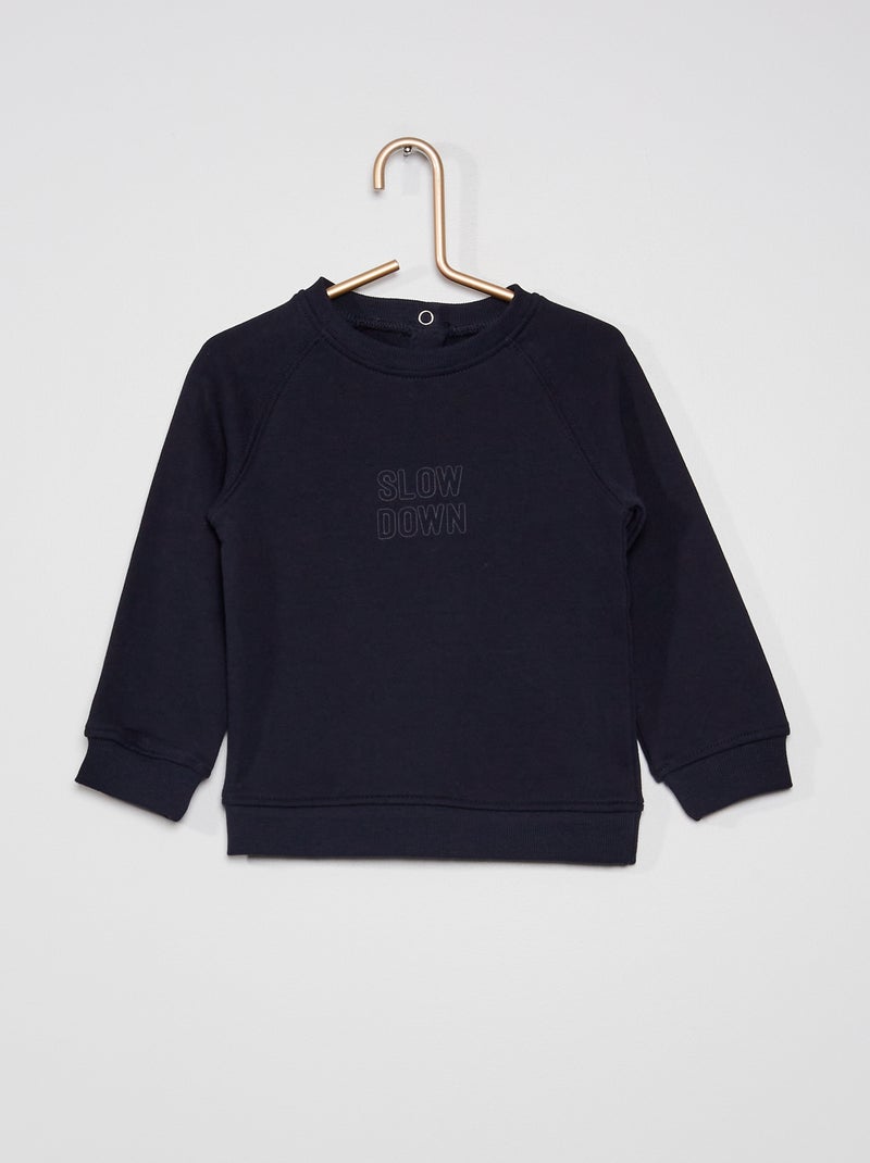 Sweatshirt estampada AZUL - Kiabi