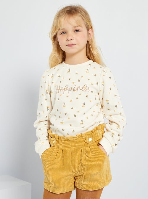 Sweatshirt estampada - Kiabi