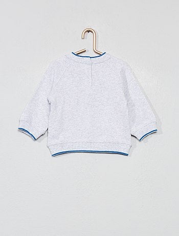 Sweatshirt estampada bicolor - Kiabi