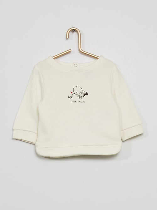 Sweatshirt estampada - Kiabi