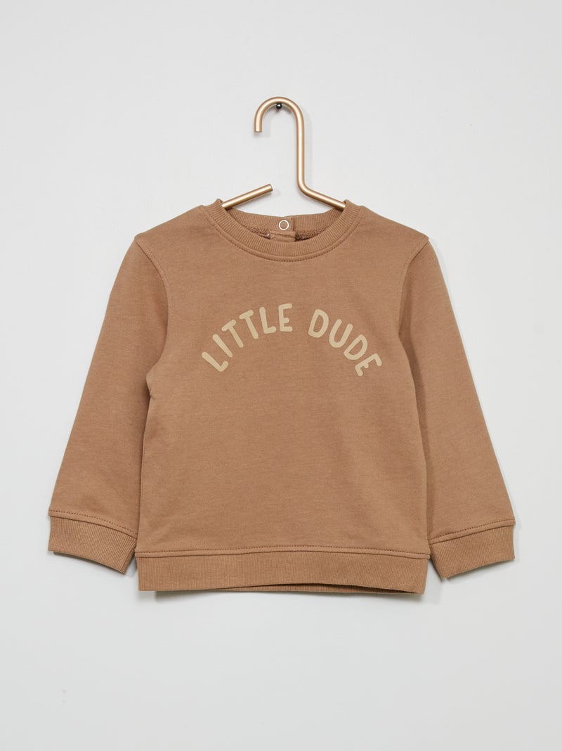 Sweatshirt estampada CASTANHO - Kiabi