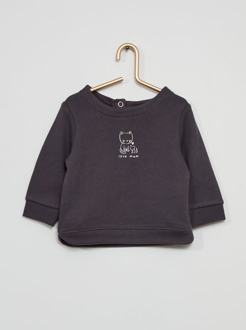 Sweatshirt estampada - Kiabi