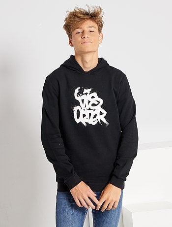 sweatshirt com capuz rapaz