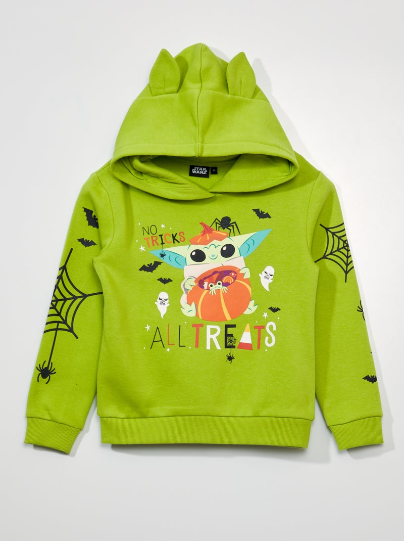 Sweatshirt estampada com capuz 'Star Wars' - Halloween VERDE - Kiabi