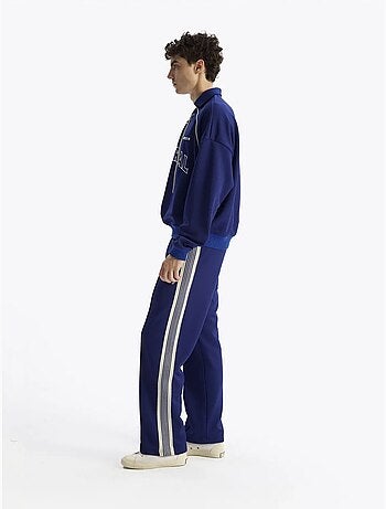 Sweatshirt estampada com decote com cordão giesto