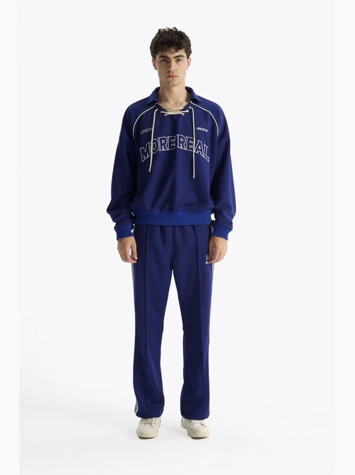 Sweatshirt estampada com decote com cordão giesto - Kiabi