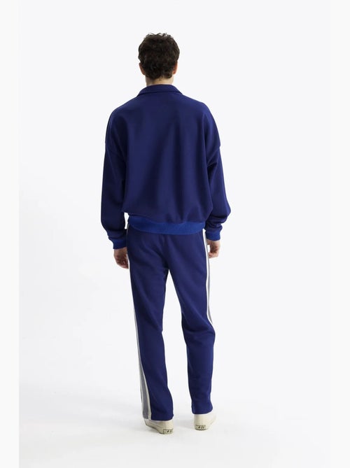 Sweatshirt estampada com decote com cordão giesto - Kiabi