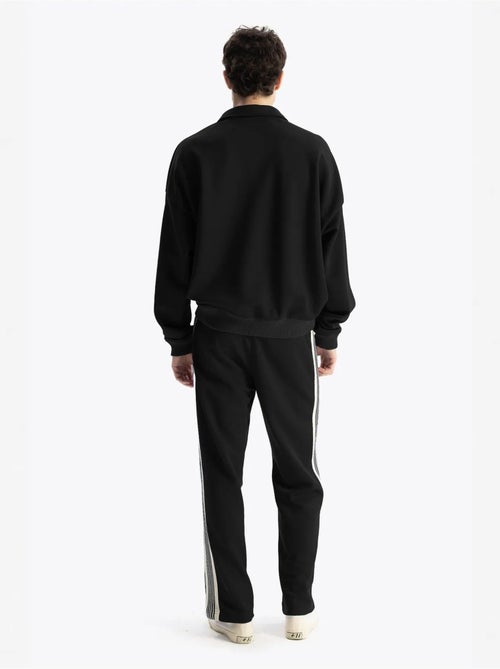 Sweatshirt estampada com decote com cordão giesto - Kiabi