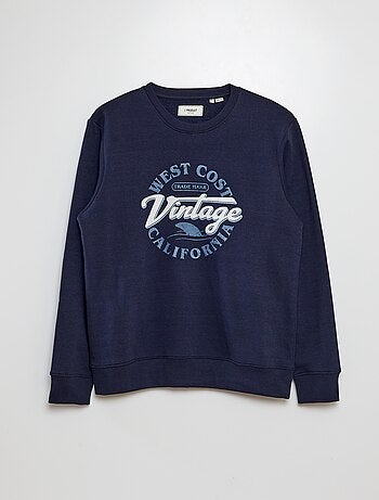 Sweatshirt estampada com gola redonda 'Produkt'